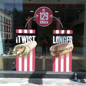 Folije za izloge, Brendiranje izloga, Top Sistem Beograd-10