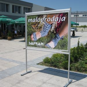 P stativ, Aluminijumske reklame-2