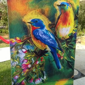 Tekstilna zid reklama