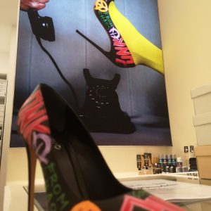 svetleća tekstilna reklama