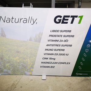 dvostrani tekstilni frame